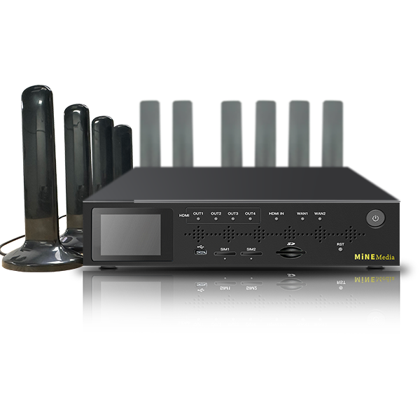 Mine A320H 5G Bonding Video Decoder MiNE-Media-A318H-A320H